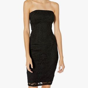 NWT Strapless Lace Cocktail Dress